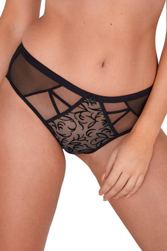 GFB 1214 Cloe Gaia női fonott bugyi Grafit