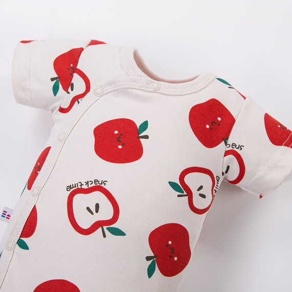 Baba body Eevi Snack Time rövid ujj pamut rugalmas kényelmes