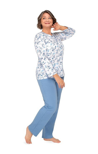 202 Maria III Martel női pizsama - 29 sötétkék