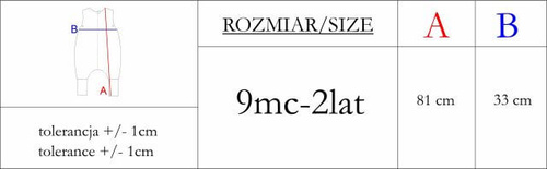 Nicol 221044 0,5 TOG hálózsák lábakkal 9h–2év pamut Oeko-Tex