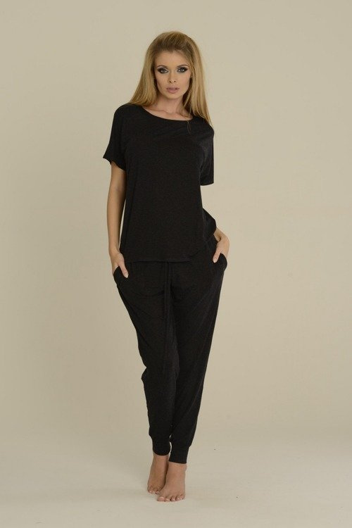 524 Paula női pizsama De Lafense - grafit