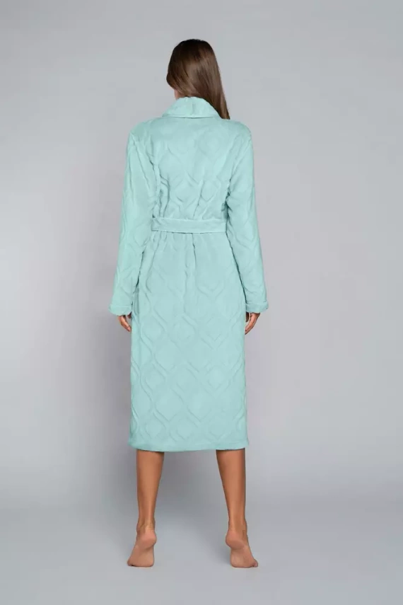 Morena Női gyapjú női köntös Italian Fashion - menta