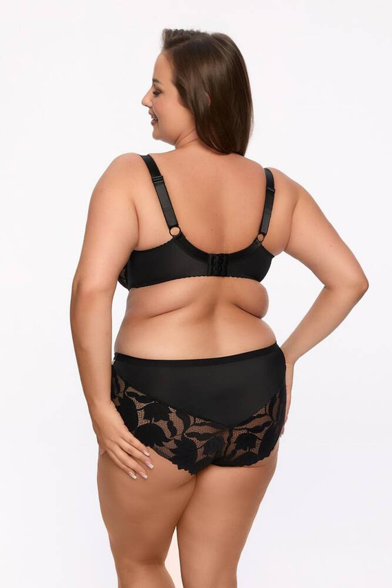 BSM 1134 Keto félig párnázott maxi melltartó Gaia- fekete