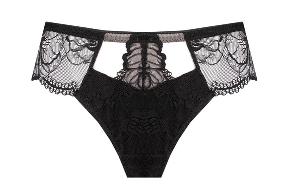 Unikat Belem női bugyi fekete csipkés kényelmes elegáns