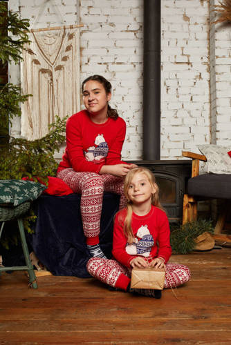 Arktyka Gyermek pizsama Italian Fashion - piros/print