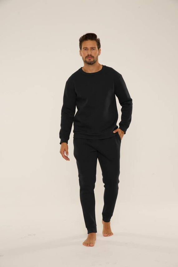 813 Indigo Férfi edzőruha a De Lafense-től - fekete