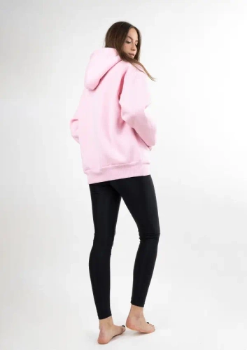 DK-K-B10 DKaren világos rózsaszín - női leggings és blúz szett, kényelmes és stílusos