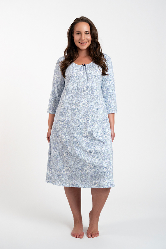 Antonia hálóing Olasz divat - kék mintás