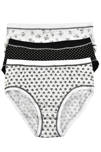 3362 MINI-2H100 3 db Cotonella női pamut bugyi, mini szabású, 3 db