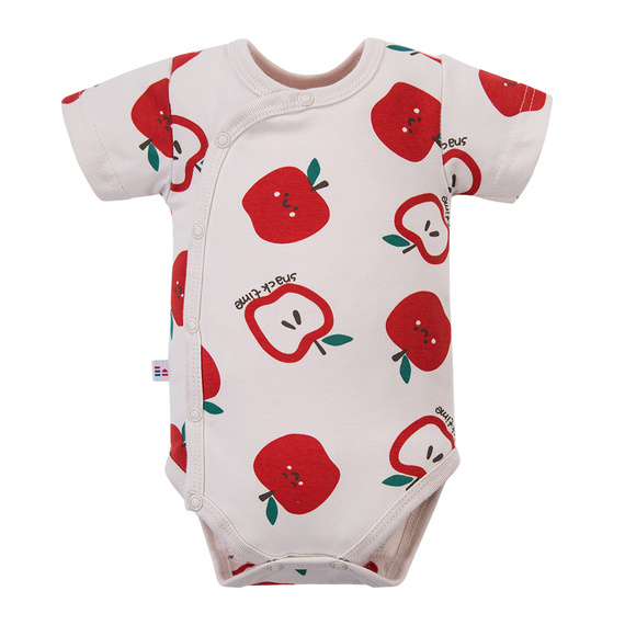 Baba body Eevi Snack Time rövid ujj pamut rugalmas kényelmes