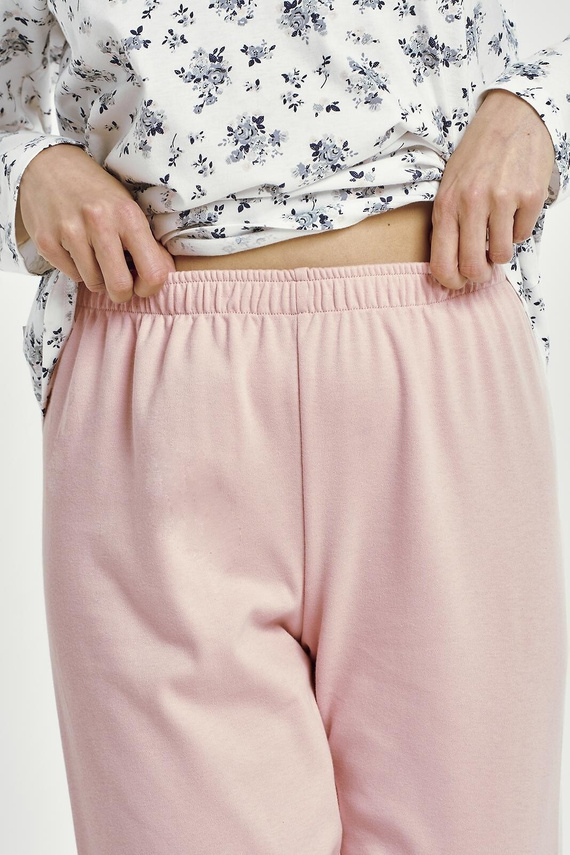 Martina 3451 Taro női pizsama fehér 100% pamut classic