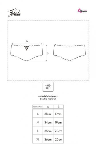 Farida Fehér LC 6071 Csipke női rövidnadrág LivCo Corsetti Divat fehér fehér