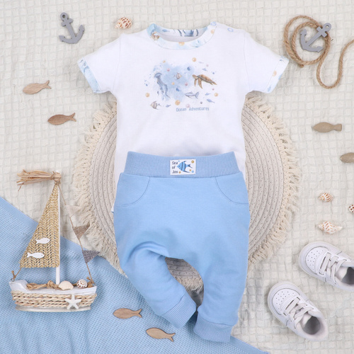 ABN-5448 Sea Of Joy organikus pamut body Nini - organikus pamut, rövid ujjú, rövid ujjú