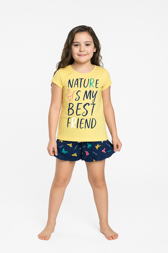 Mariposa Lány pizsama Italian Fashion - sárga/kék