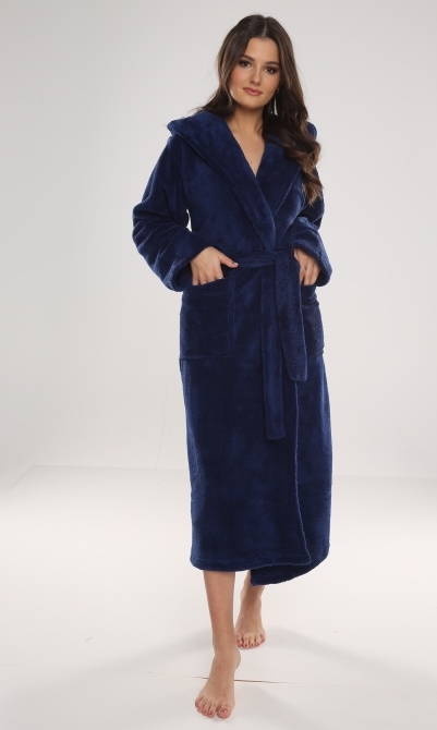 807 Luna II Női hosszú női köntös Forex - sötétkék