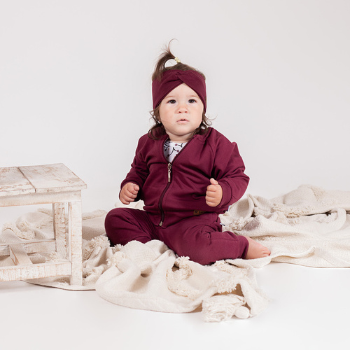 217272 Alisa Nicol pulóver - pamut, burgundi