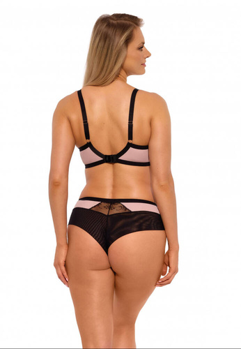 GFB 1274 Frida női brazil bugyi Gaia fekete-rózsaszín