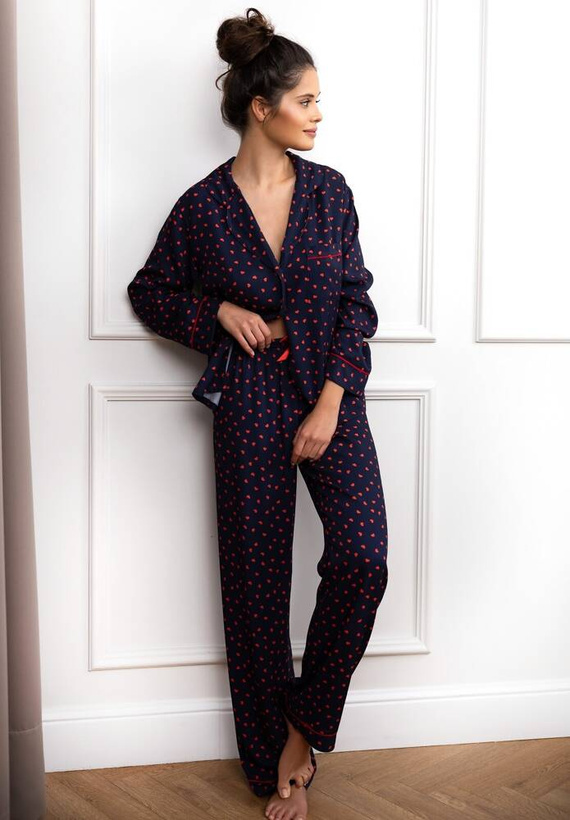 Sophia Női pizsama Sensis - sötétkék