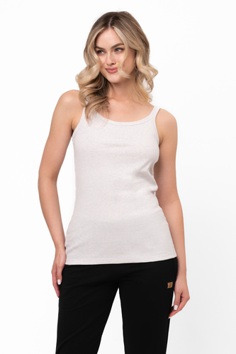 Női Salsa póló vékony pántokkal - Italian Fashion - light melange