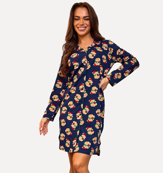 104/474 Teddy 7 Cornette laza ing - pamut, laza, hosszú ujjú, hosszú ujjú