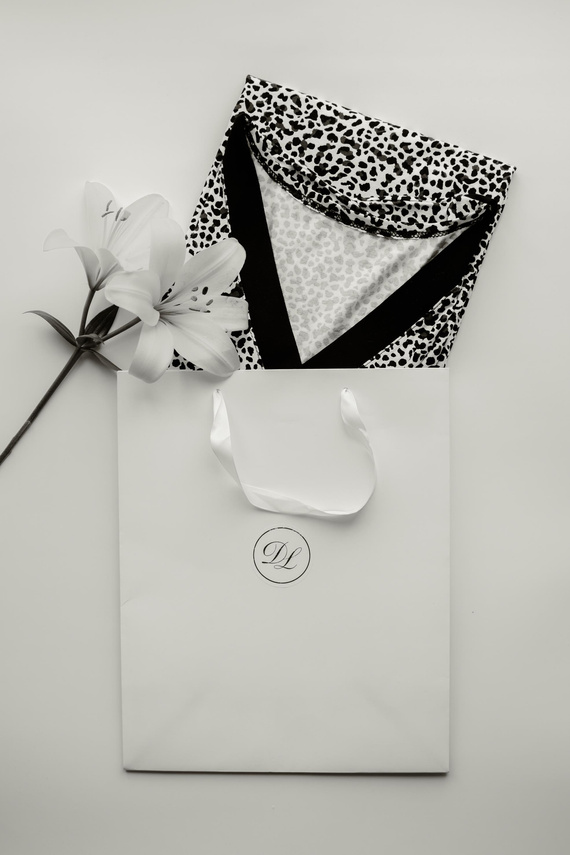 853 Kendall De Lafense - Panther viszkóz hálóing - ekrü színű terepszínű