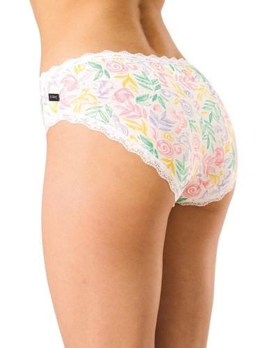 Női midi bugyi LPC 576 B26 Key – viszkóz csipkeszegéllyel, 2 db Key