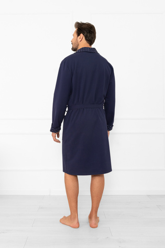 Gerard férfi háziköntös - 100% pamut, klasszikus szabás, elegáns kivitelben Olasz Divat