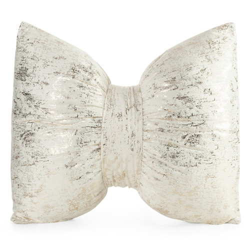 Cocard 1 karácsonyi párna Eurofirany krém 45x55 - bársony masni