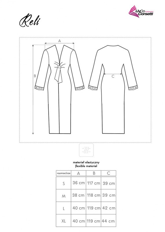 Reli LC 90027 Női fürdőköpeny LivCo Corsetti