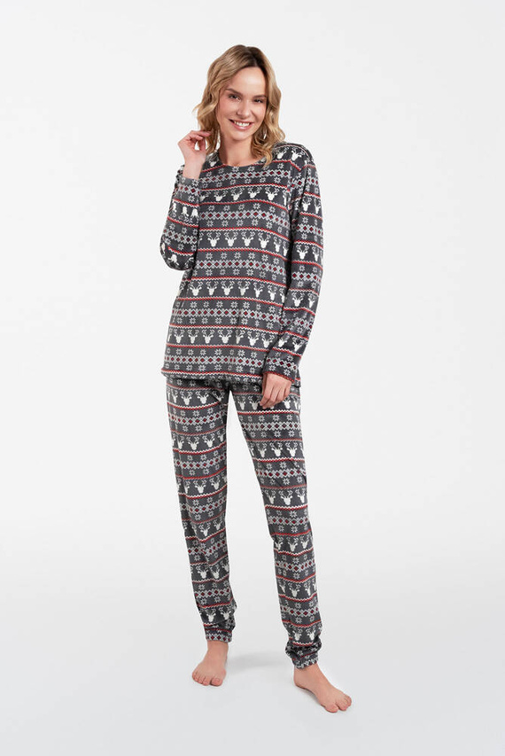 Iceland Fleece női szett olasz divat - grafit nyomtatás