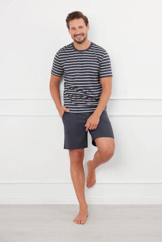 Bert Férfi pizsama Olasz divat - grafit