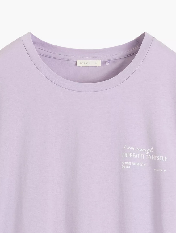 Ariela Italian Fashion kismama hálóing - rövid ujjú, pamut