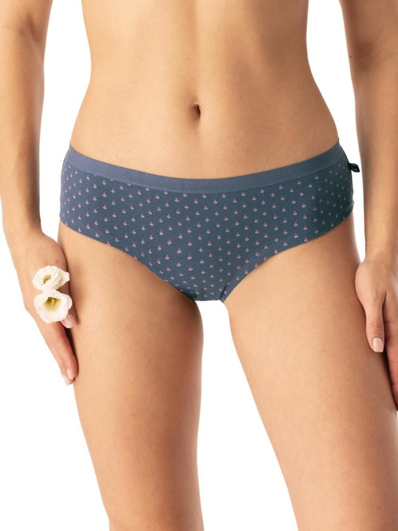 Női bugyi Key LPN 742 grafit - pamut, kényelmes, 2 darabos szett