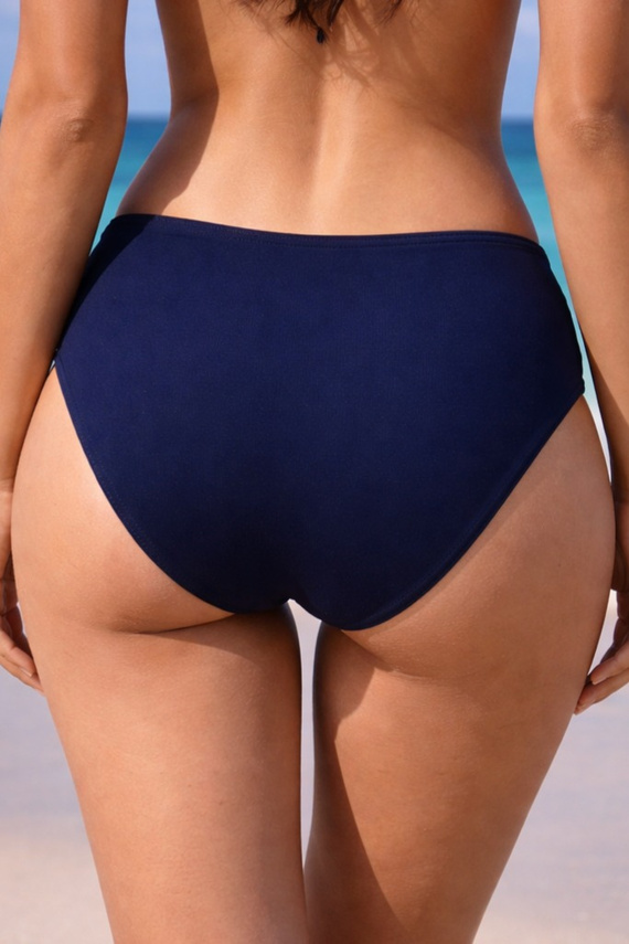 Magas derekú bikini alsó Blue Panther II 20007 Mediolano kék