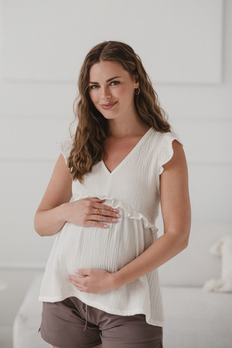 Milky Butterfly Kismama és szoptatós blúz - kényelem és stílus Milk&Love cream