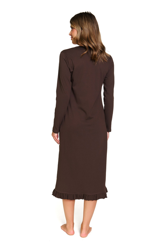 7318 Doctor Nap - Terhességi és szoptatós hálóing pamutból | Lengyel gyártmány - brownie