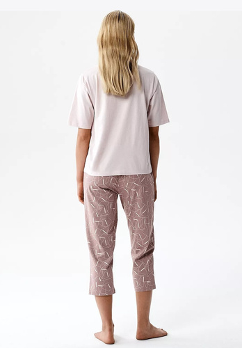 Atlantic NLP-509 női pizsama 100% pamut 3/4 nadrág