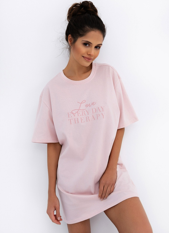 Annabelle Sensis hálóing - Pamut, rózsaszín, felirattal | Kényelem és stílus | Comfort and style