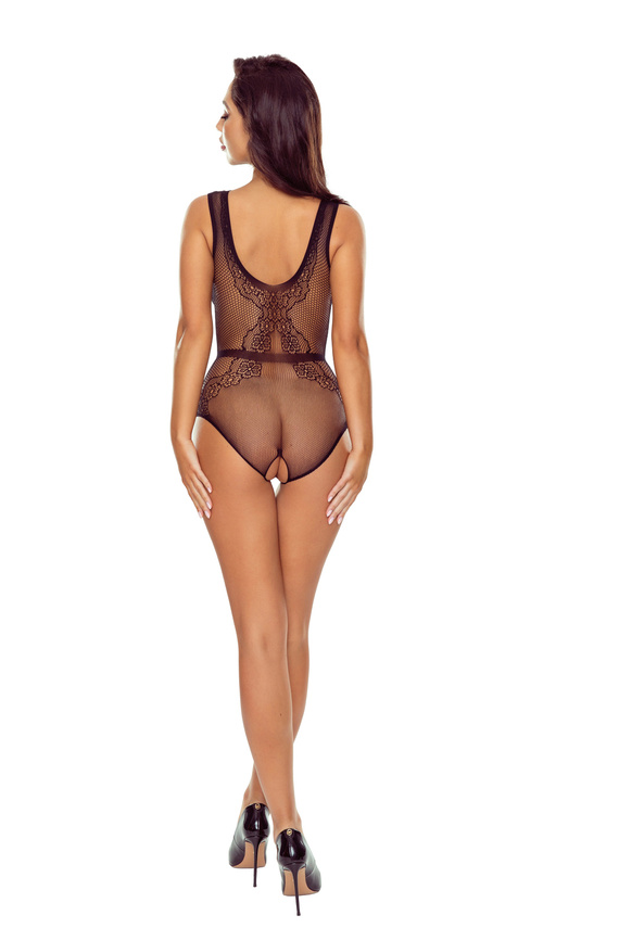 BS115 Bodystocking Passion fekete