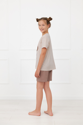 Lány pizsama Shiba Italian Fashion 100% pamut rövidnadrág