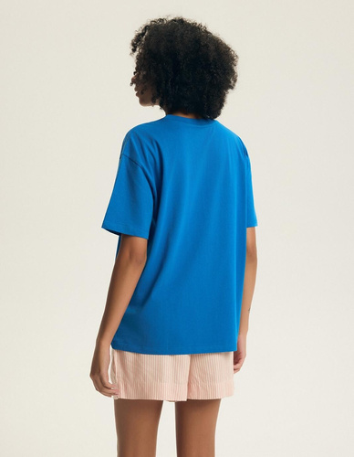 Nyári női pizsama 44479 Edris pamut és viszkóz