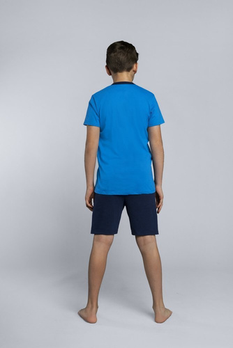 Orion pamut pizsama fiúnak Olasz divat zafír / tengerészkék