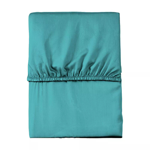 Poly Detexpol mikroszatén gumis lepedő sima és praktikus turquoise