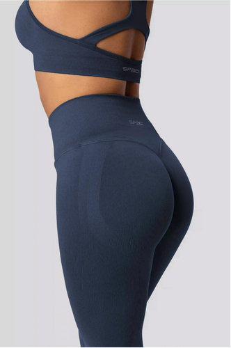 Spaio PRO push-up leggings magas derék alakformáló nem átlátszó navy blue