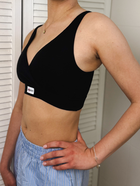 Milk&Love Mombri Klasyk vízálló szoptatós melltartó black