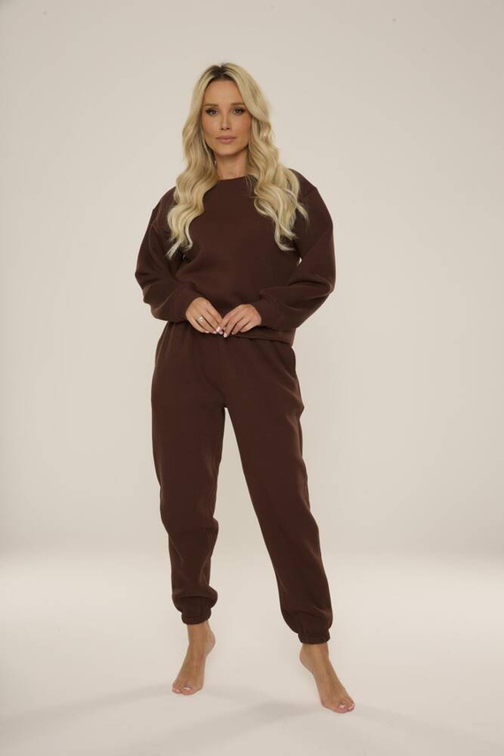 812 Indigo Forex női tréningruha - csokoládé