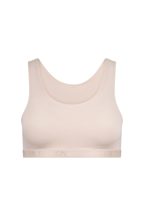 Nikola Lány melltartó, széles pántos olasz divat - púderkék