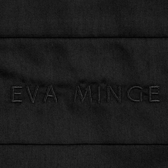 1B Elegáns szatén ágynemű Eva Minge Eurofirany fekete | 100% pamut makoszatén