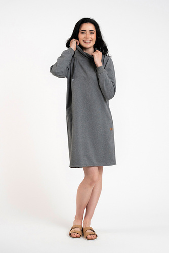 Malmo női hosszú ujjú tunika Italian Fashion - ¶r. melange