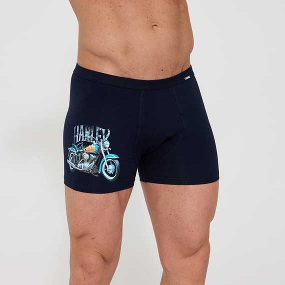 Cornette Tattoo 280/257 Legend Rider – pamut férfi boxer grafit